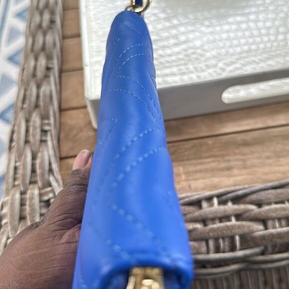Anne Klein Blue Quilted Wristlet - Picture 7 of 7
